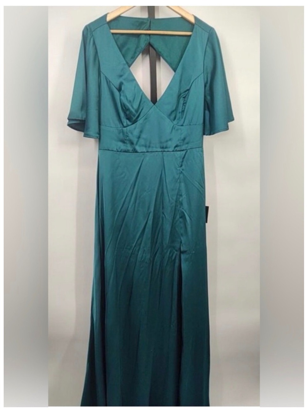 NWT lulus green teal maxi
